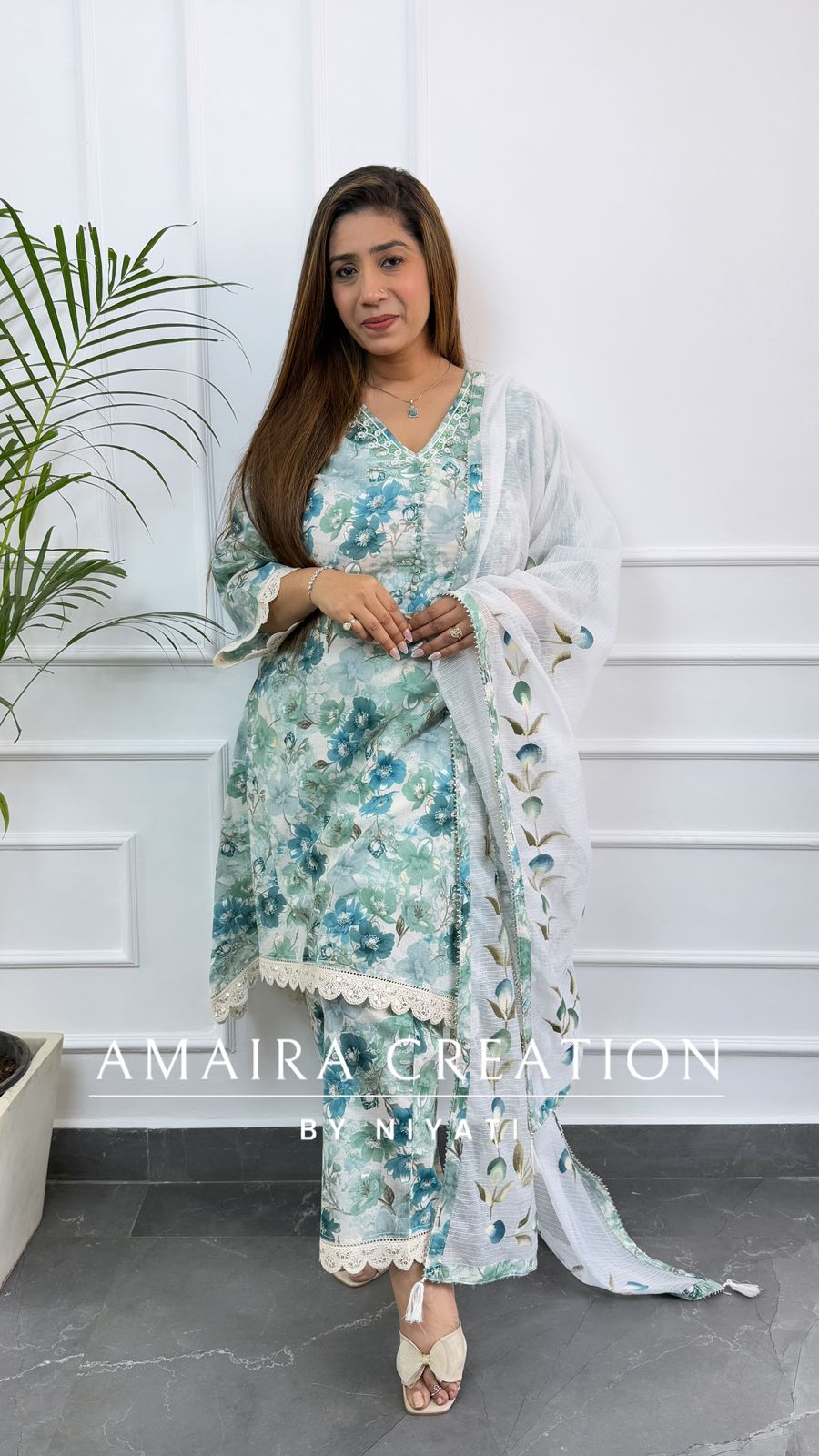 Floral Print C Cut Set