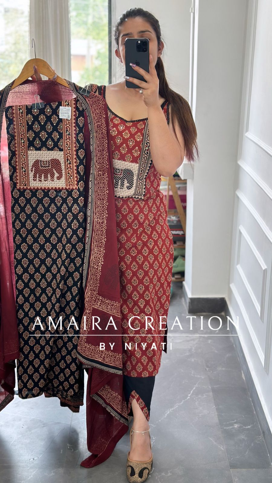 Rajasthani Print Designer Unstitch Suit