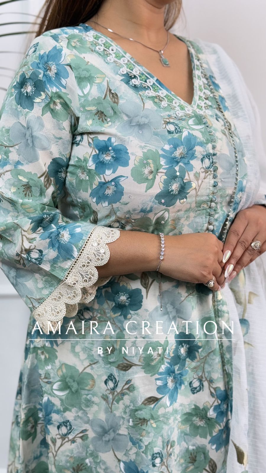 Floral Print C Cut Set