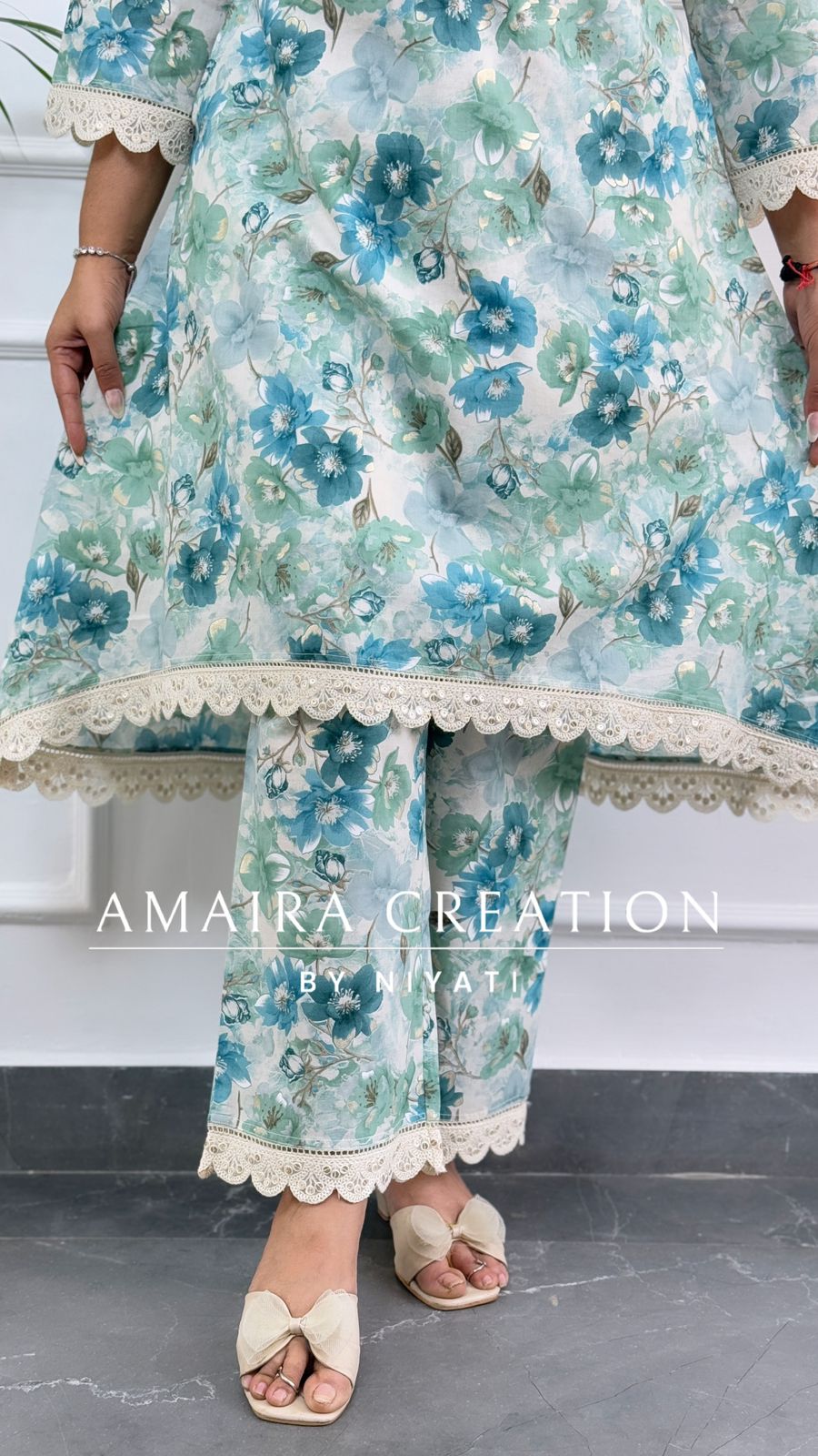 Floral Print C Cut Set