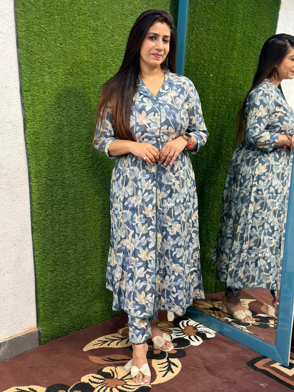 Centre Cut pant set