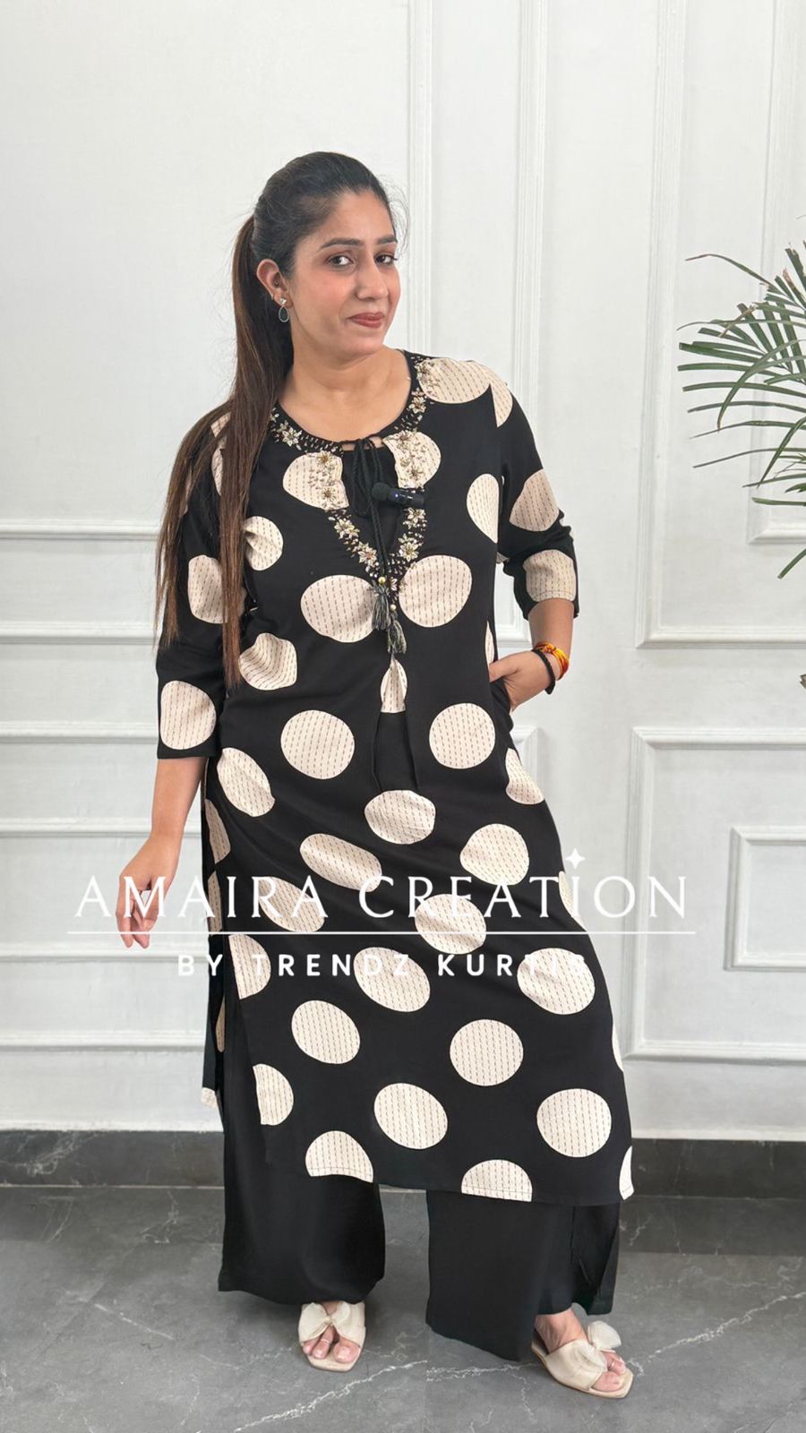 Polka Dot Three Piece Cord Set