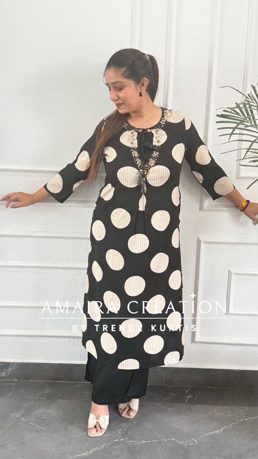 Polka Dot Three Piece Cord Set
