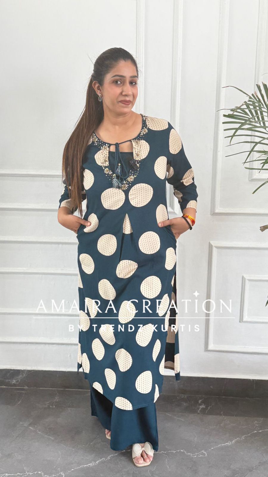 Polka Dot Three Piece Cord Set