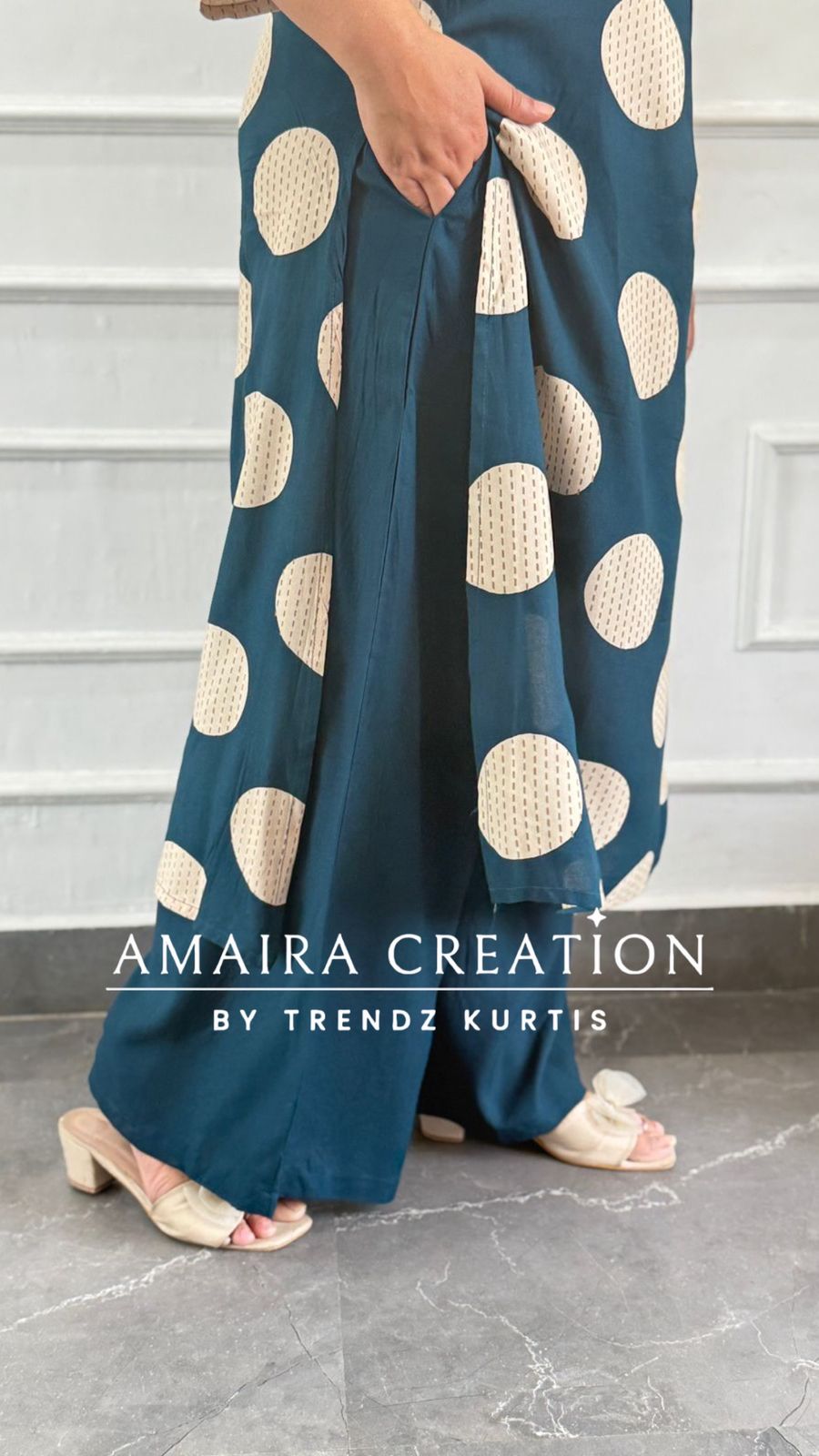 Polka Dot Three Piece Cord Set