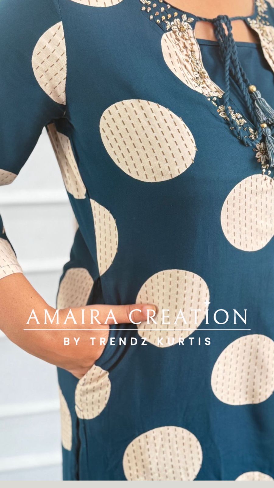 Polka Dot Three Piece Cord Set