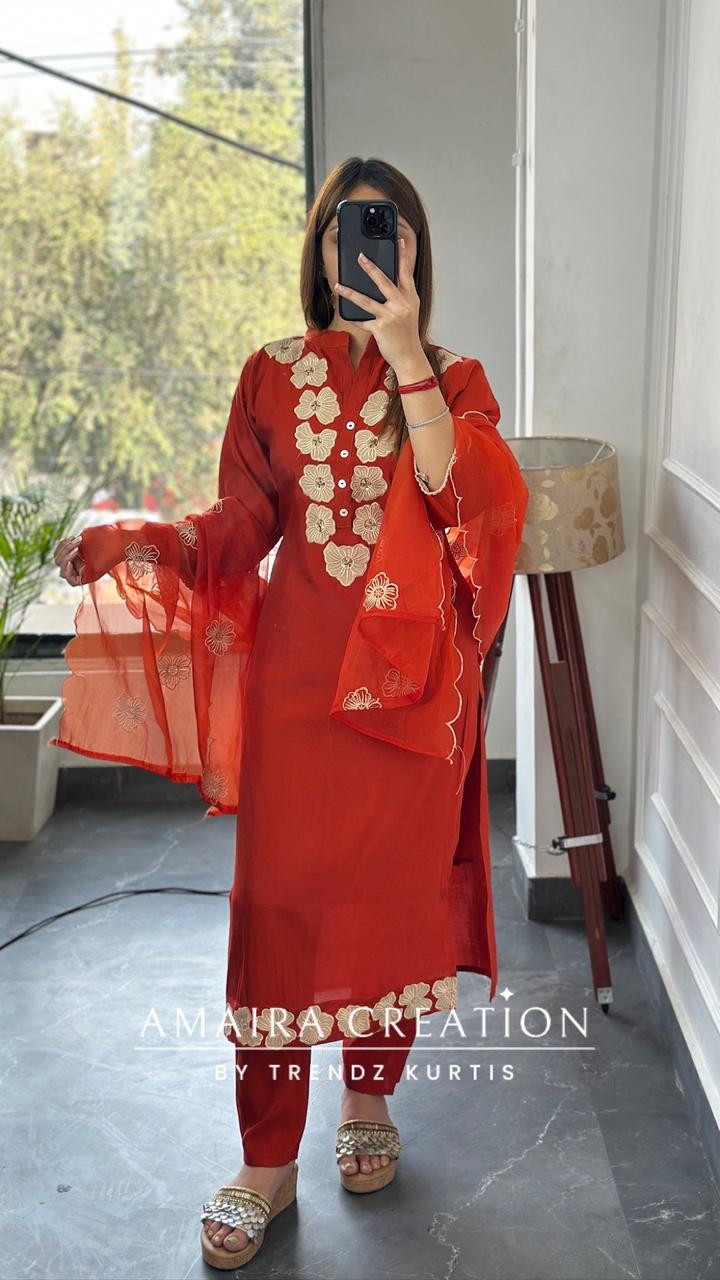 Premium Muslin Fabric Pant Set