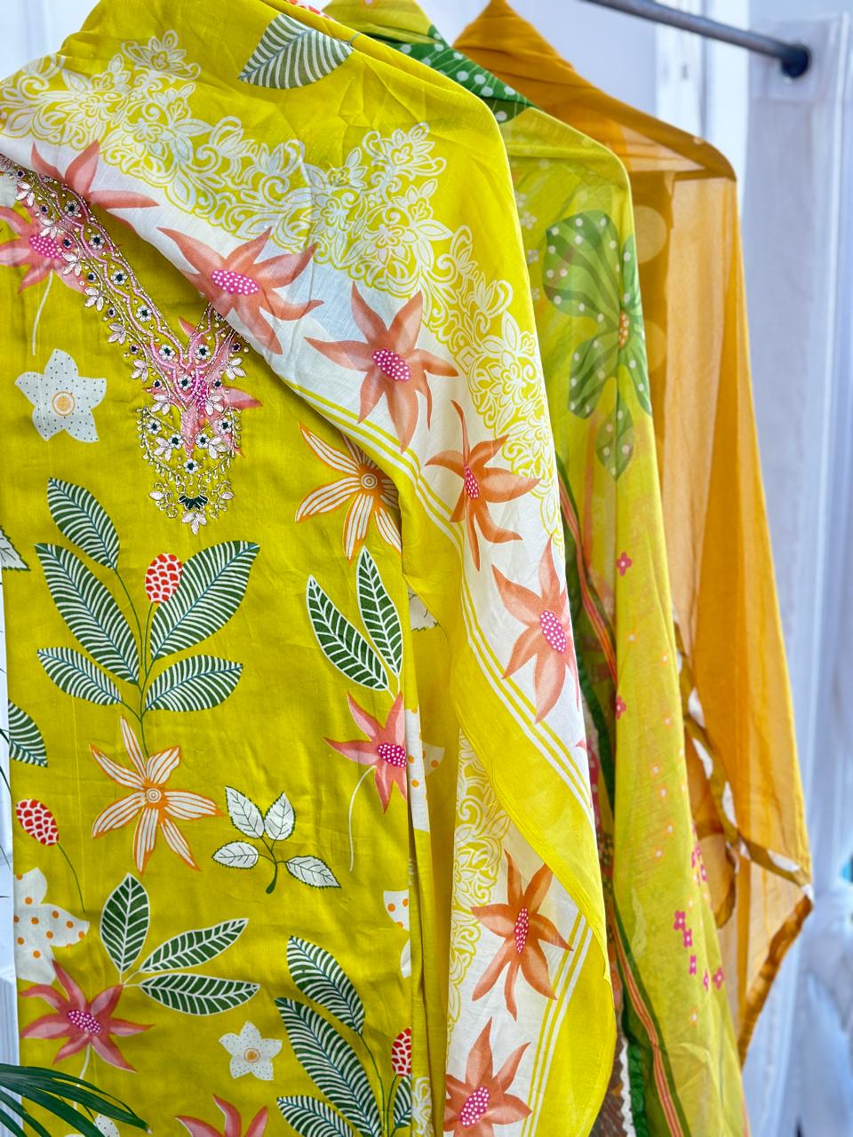 Cotton Unstitch Suit
