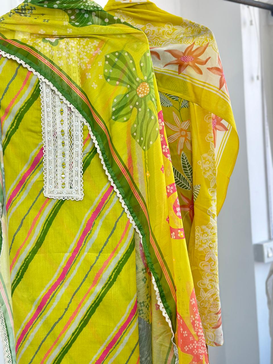 Cotton Unstitch Suit