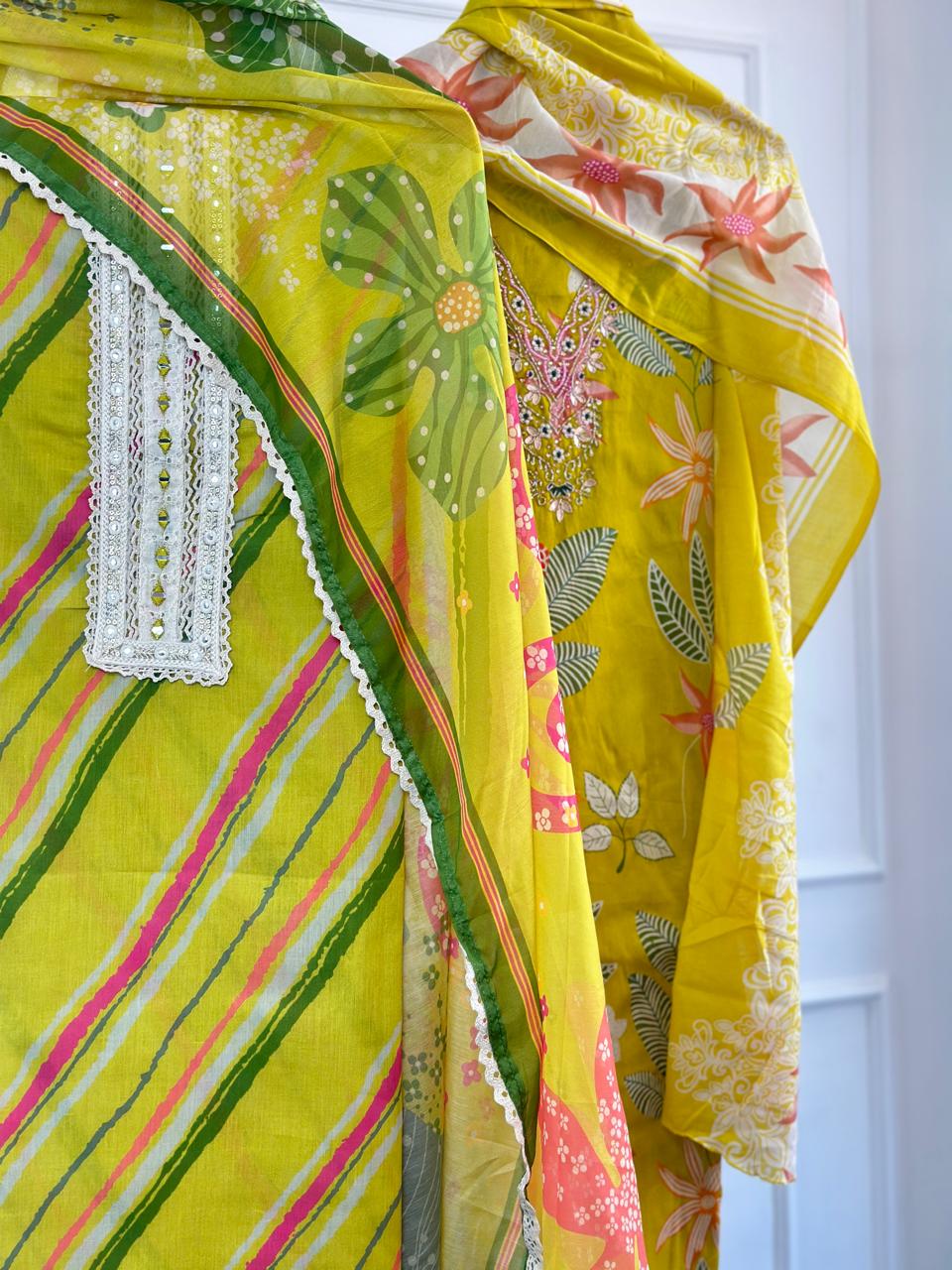 Cotton Unstitch Suit