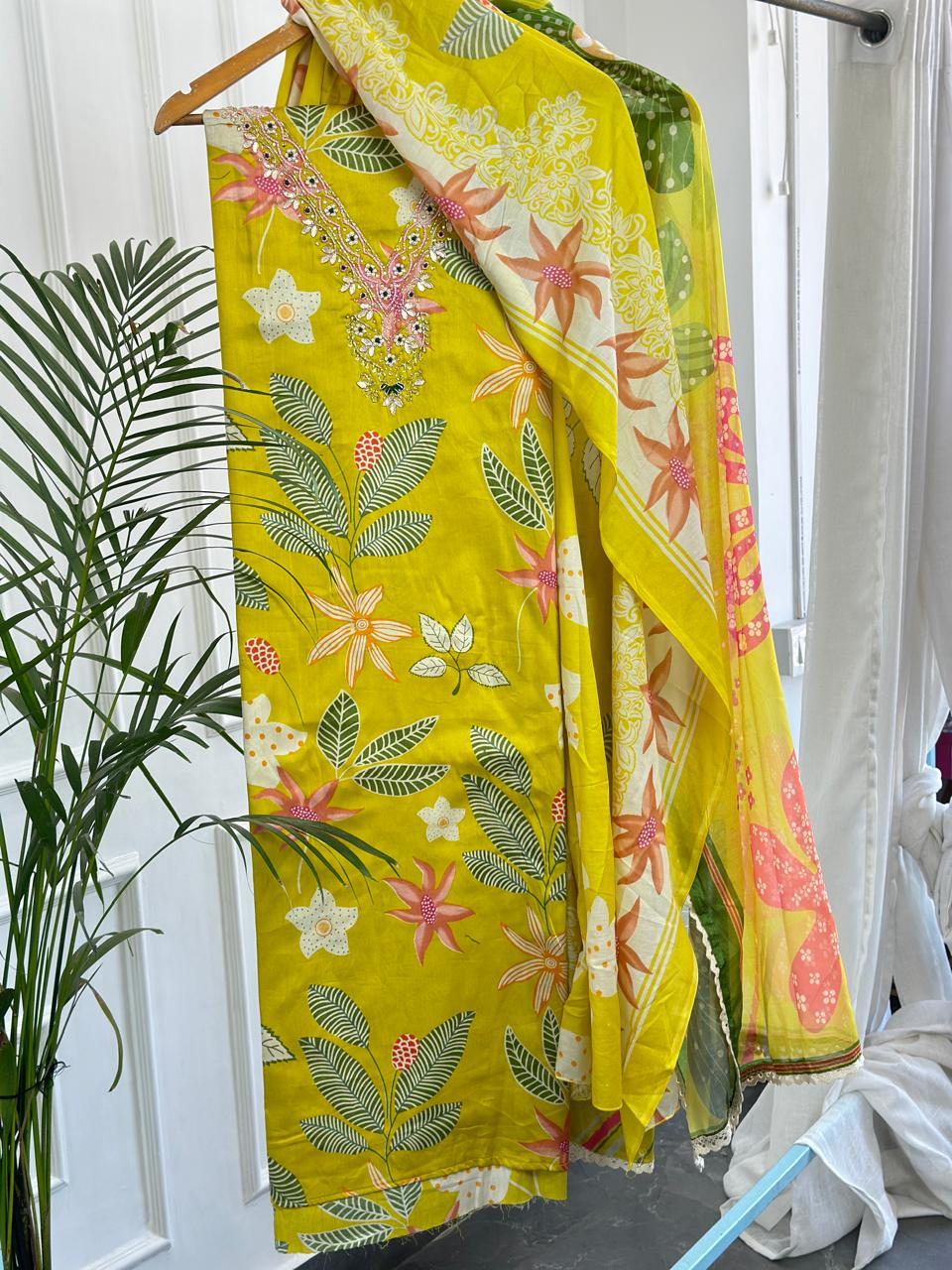 Cotton Unstitch Suit