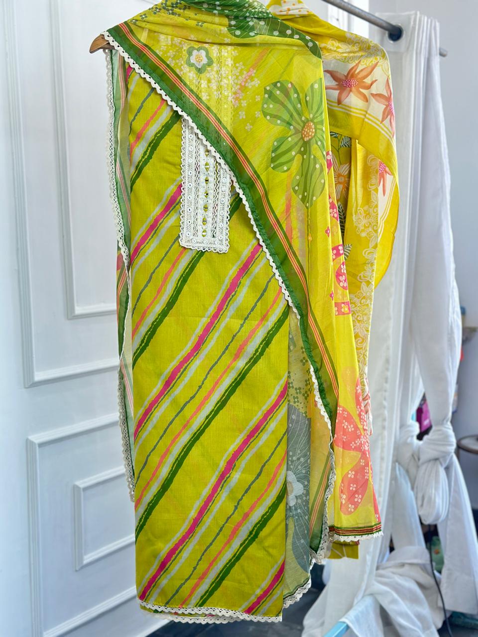 Cotton Unstitch Suit