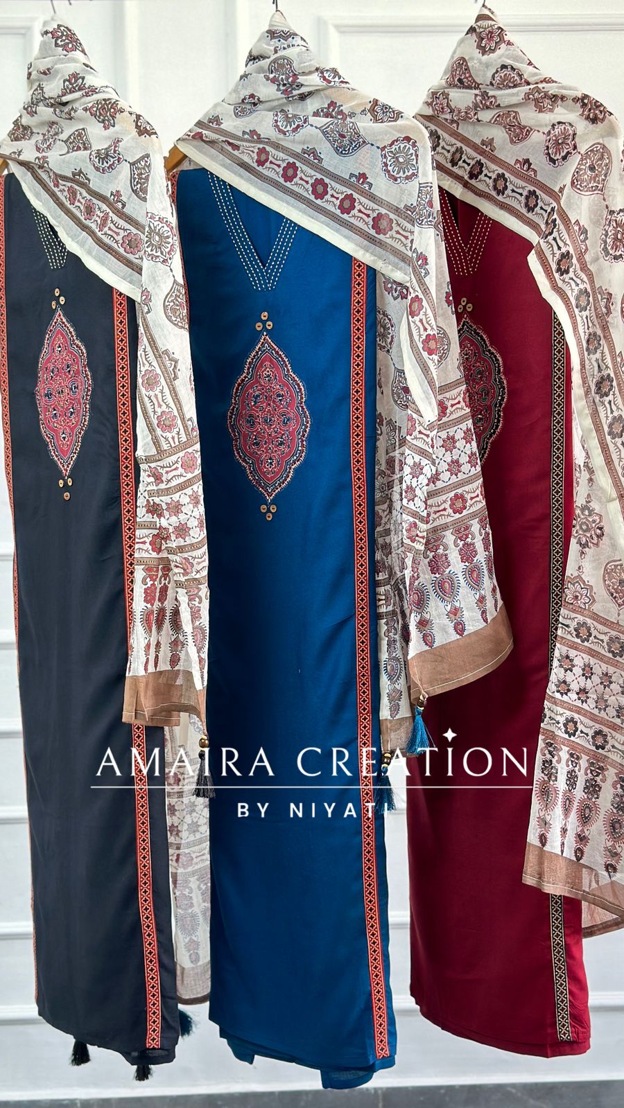 Reyon Cotton Fabric Unstitch Suit