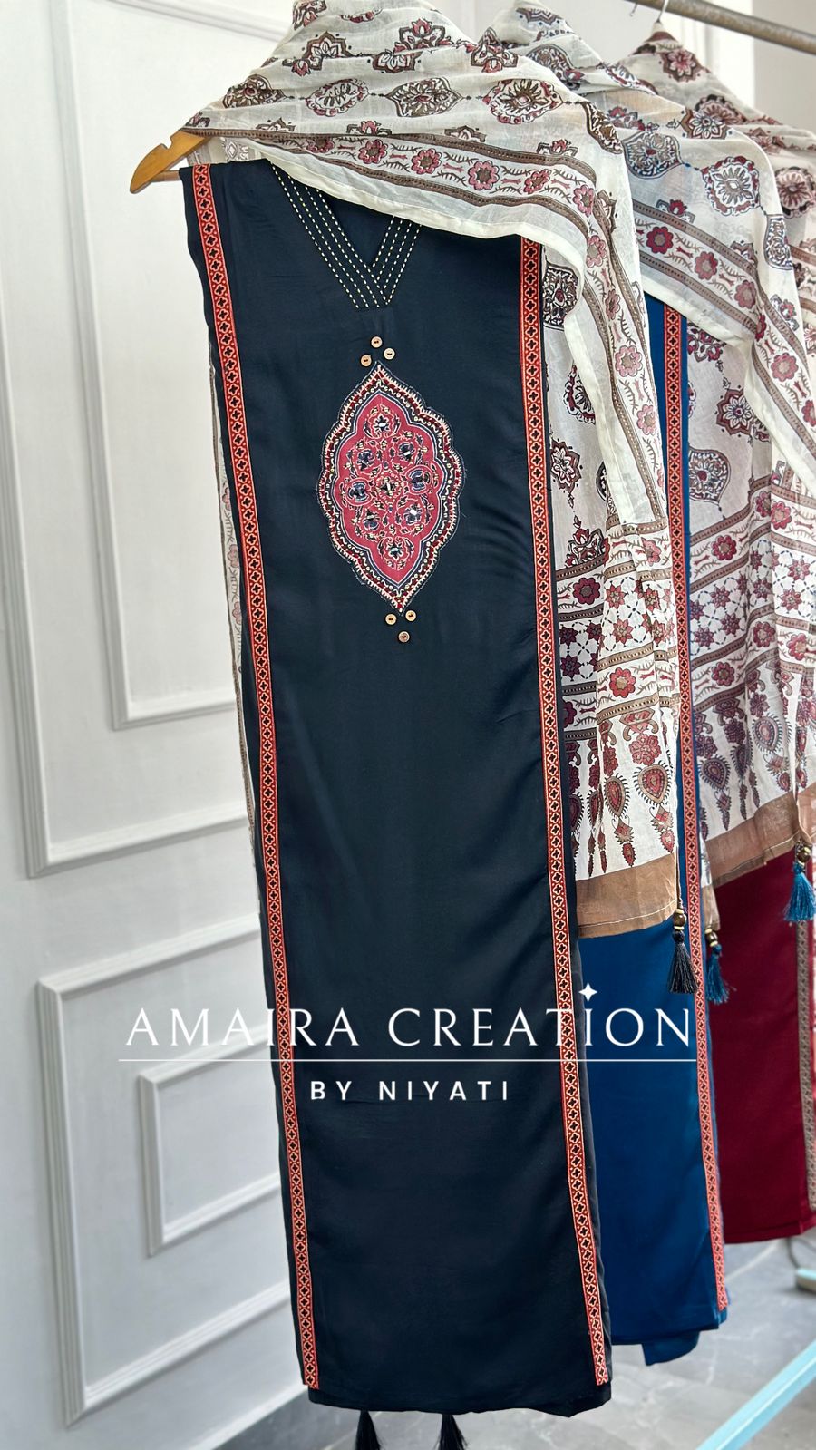 Reyon Cotton Fabric Unstitch Suit