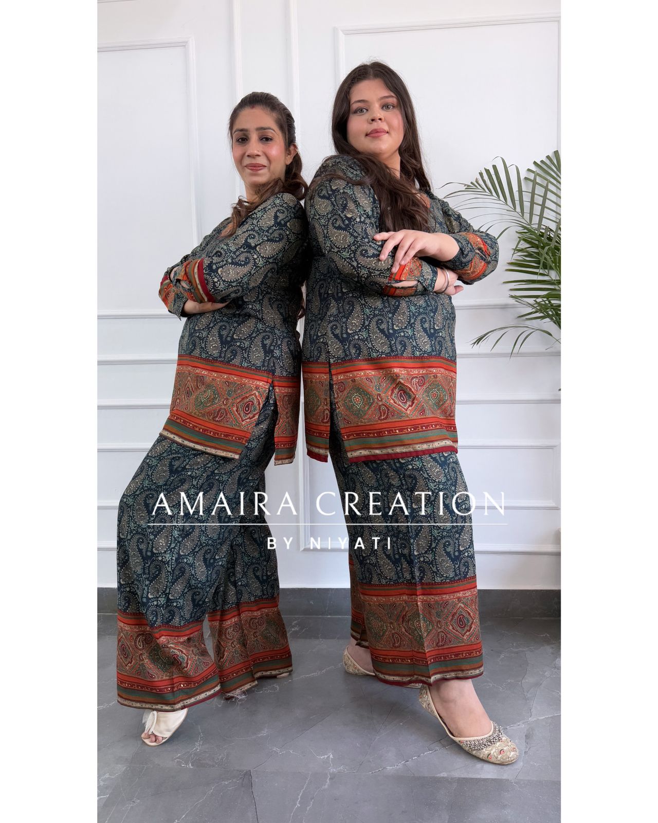 Paisley print Cord Set