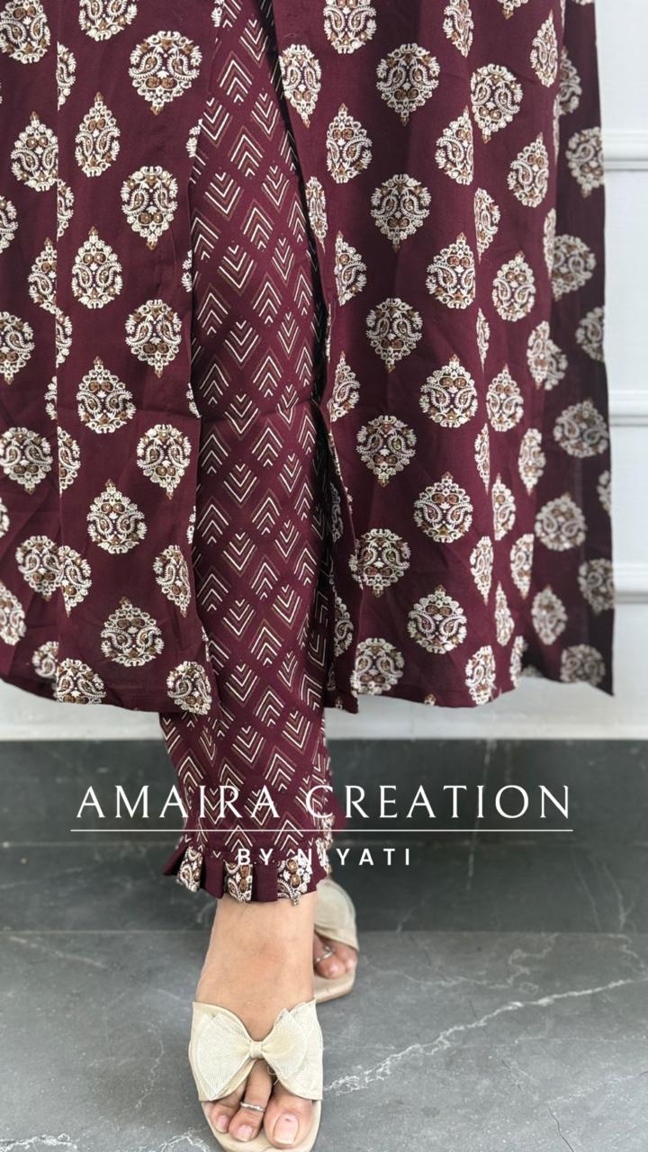 Premium Reyon Fabric Indo-Western Set