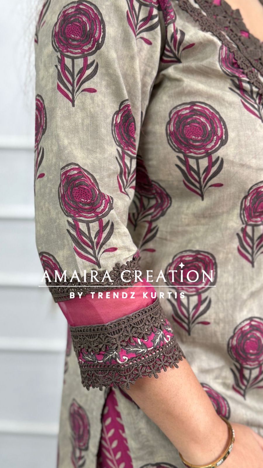 Purple Cotton Pakistani Suit