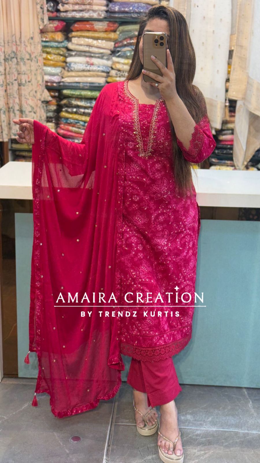 Premium Cotton Pant Set With Beautiful Lace detailing