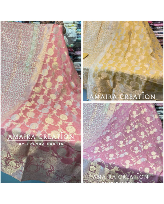 Premium Banarasi Fabric Unstitched Suit