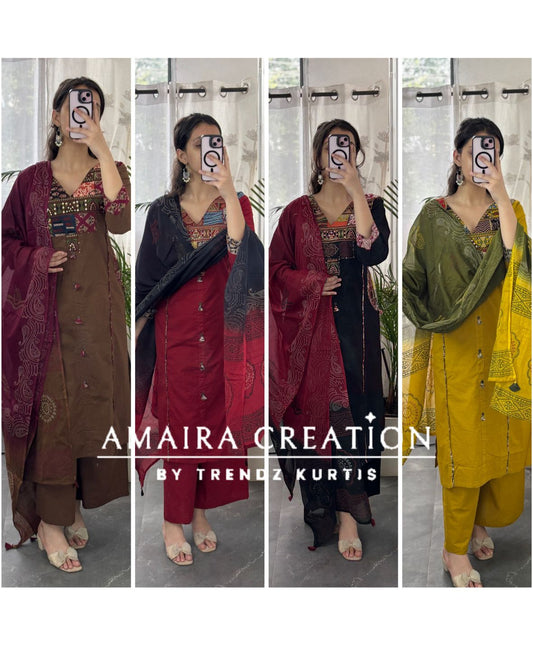 Rajasthan Style Premium Cotton Culotte Set