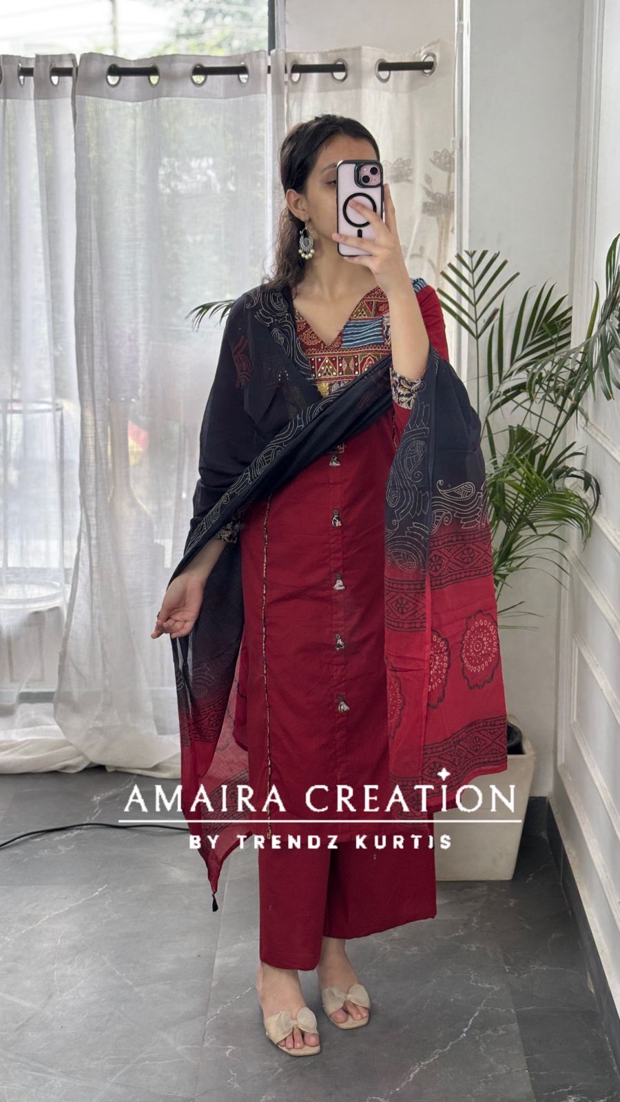 Rajasthan Style Premium Cotton Culotte Set