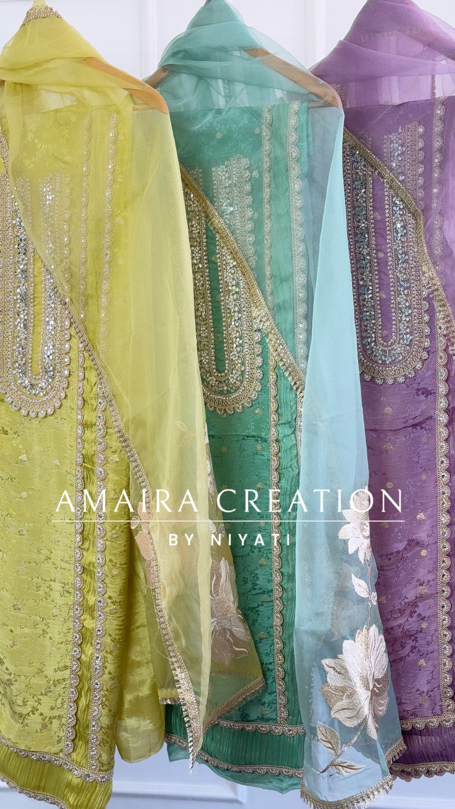 Pearl Work Organza Fabric Unstitch Suit With Beautiful Dupatta