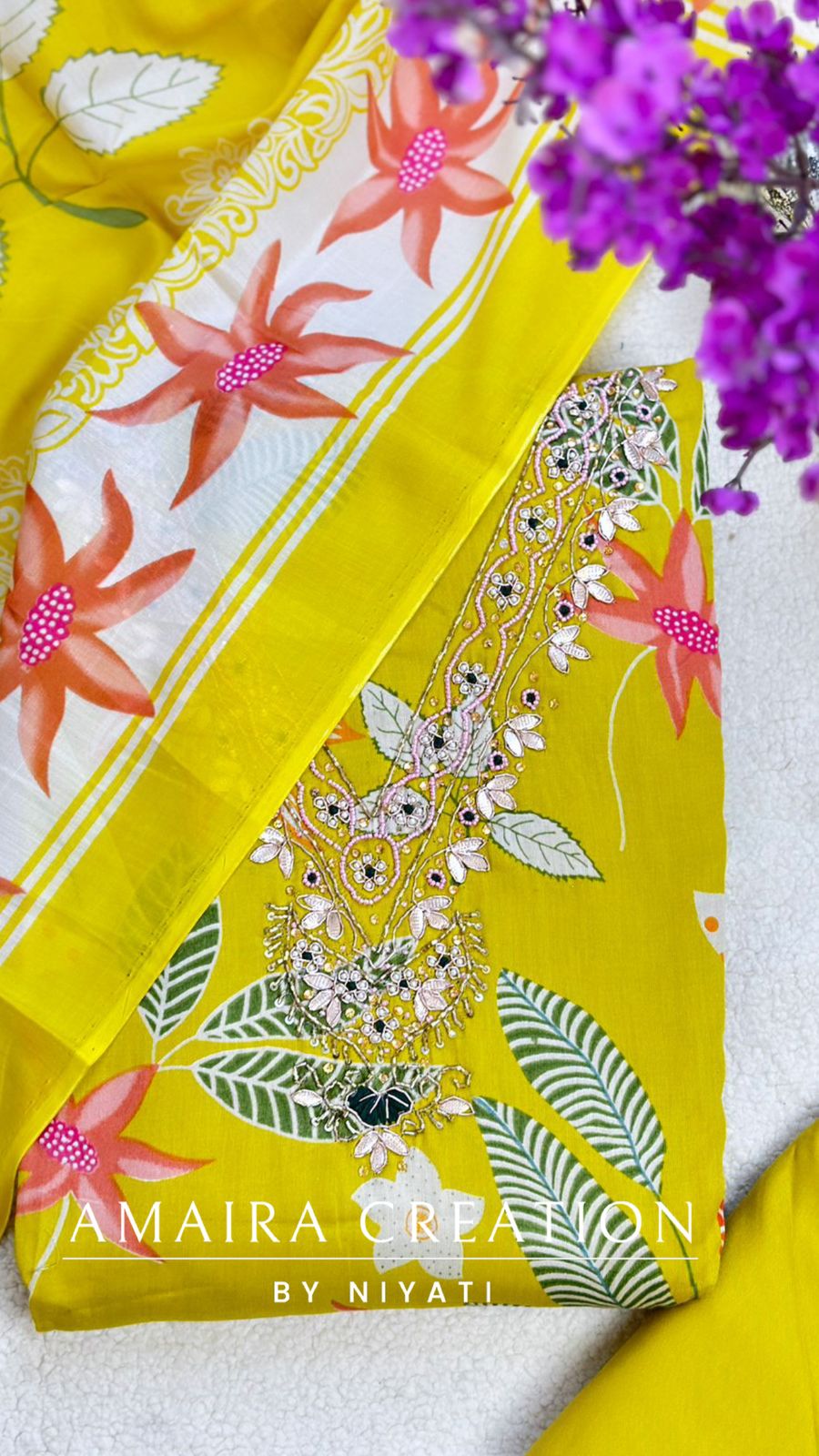 Cotton Unstitch Suit