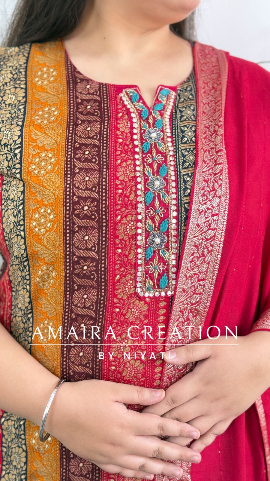 Multi Color Muslin Fabric Pant Set (Sleeves Available)