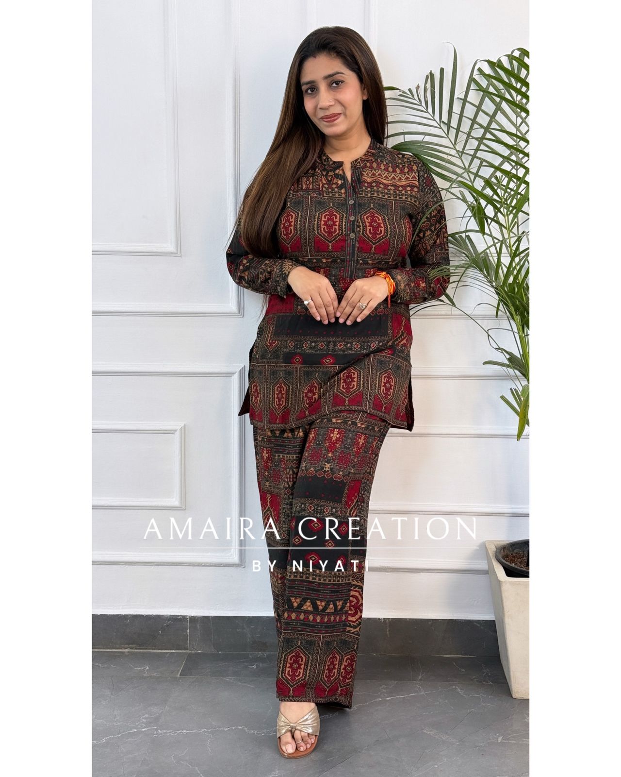 Premium Reyon Fabric Cord Set