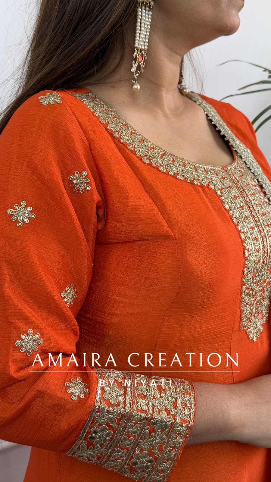 Beautiful Silk Anarkali Set