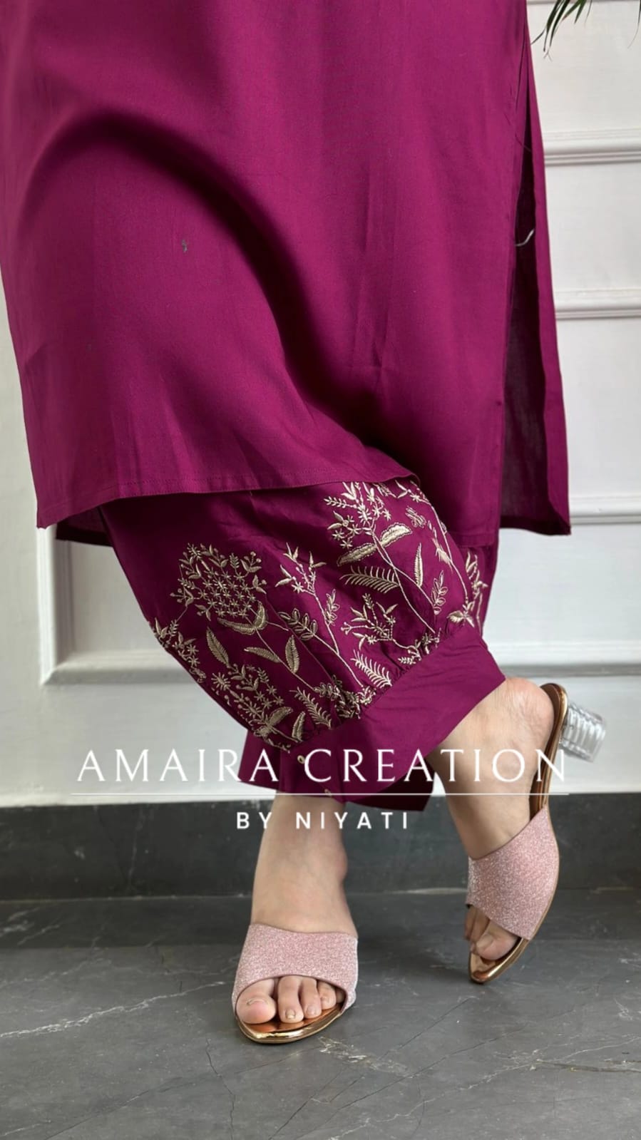 Black Color Reyon Embroidered Afghani Set With Printed Dupatta