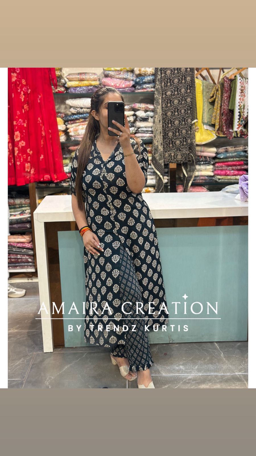 Premium Reyon Fabric Indo-Western Set