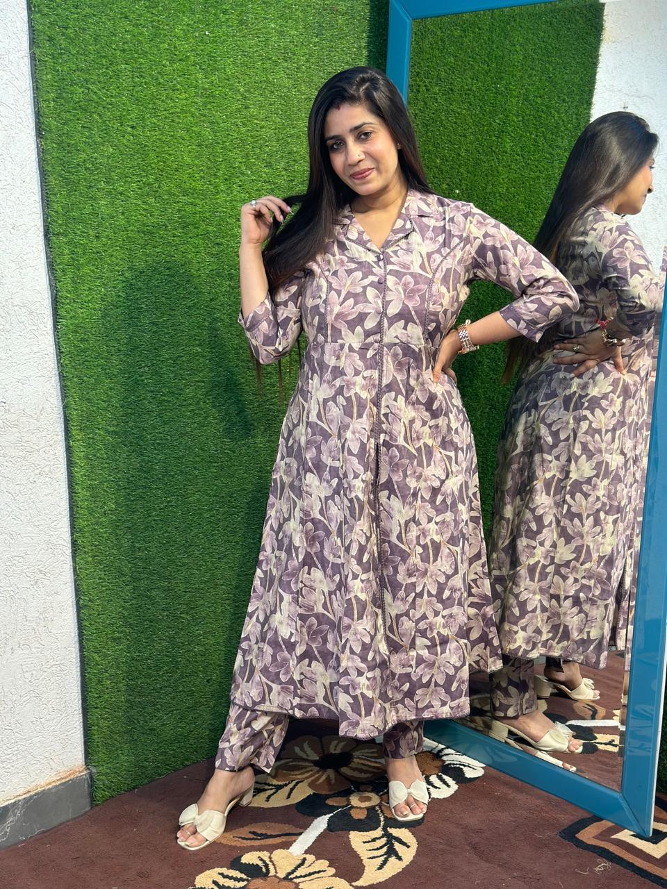 Centre Cut pant set