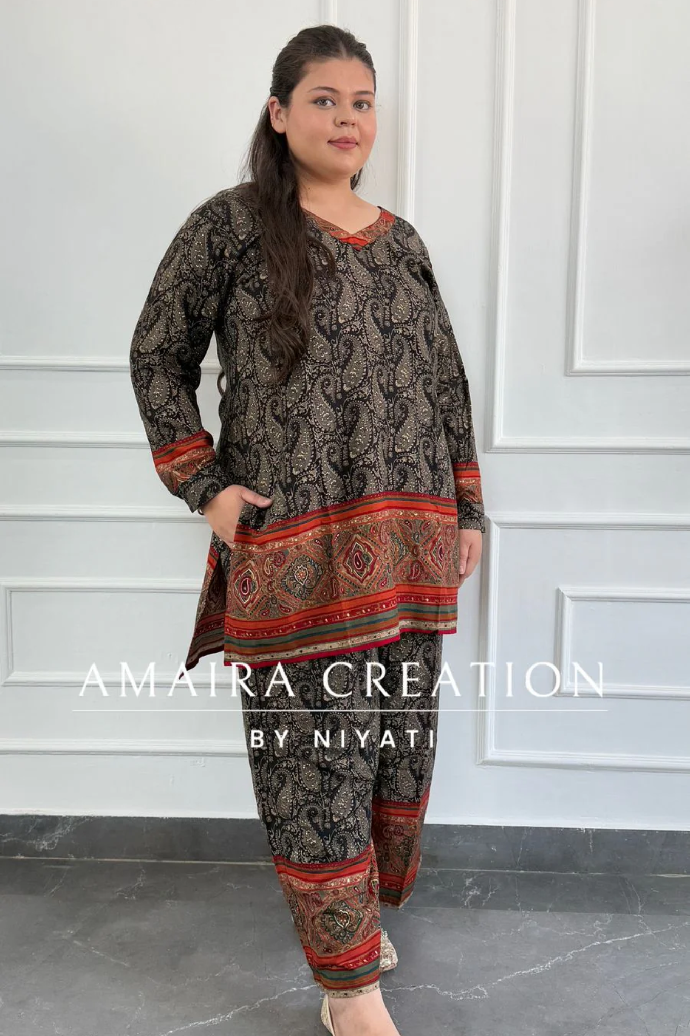 Paisley print Cord Set