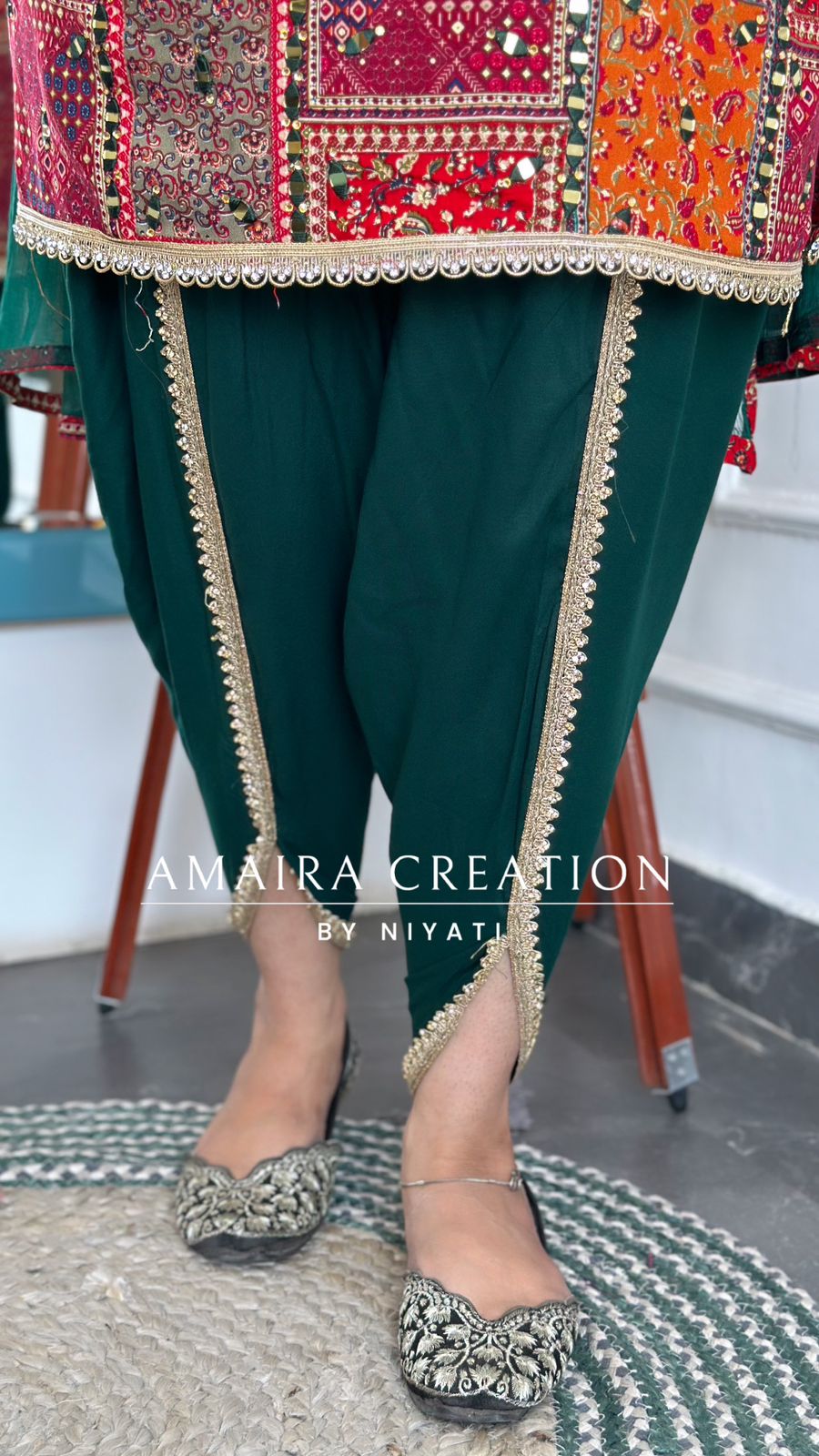 Multi Color Dhoti Set(Sleeves Available)