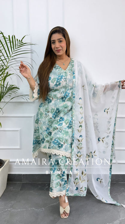 Floral Print C Cut Set