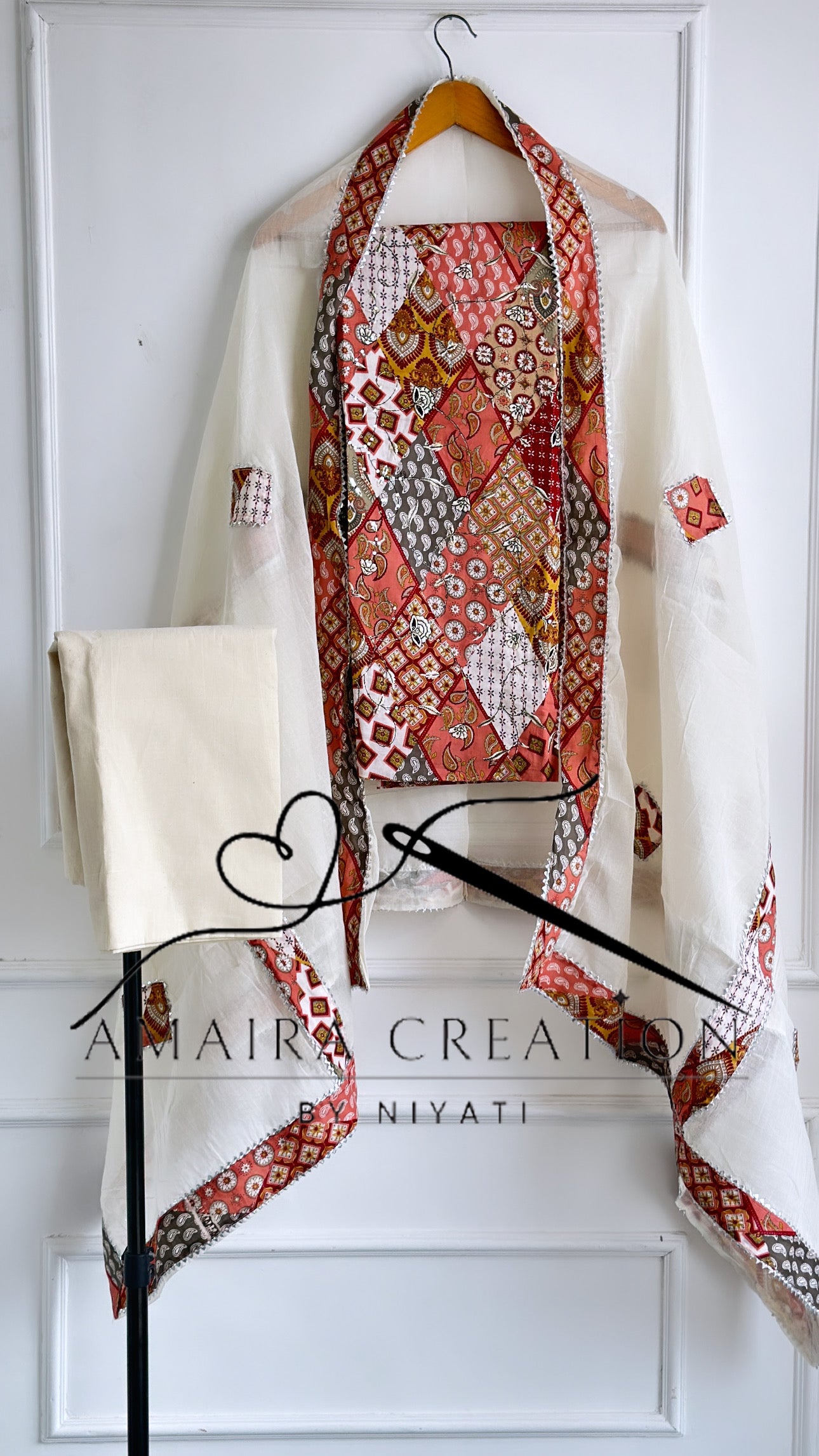 Ajrak Print Cotton Unstitch Suit