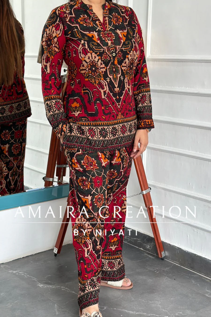 Batik Print Cord Set(Super Hit-Must Buy)