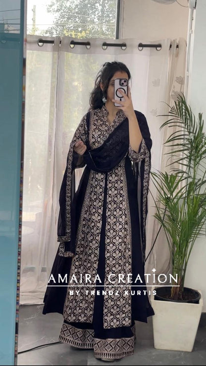 Center slit indowestern