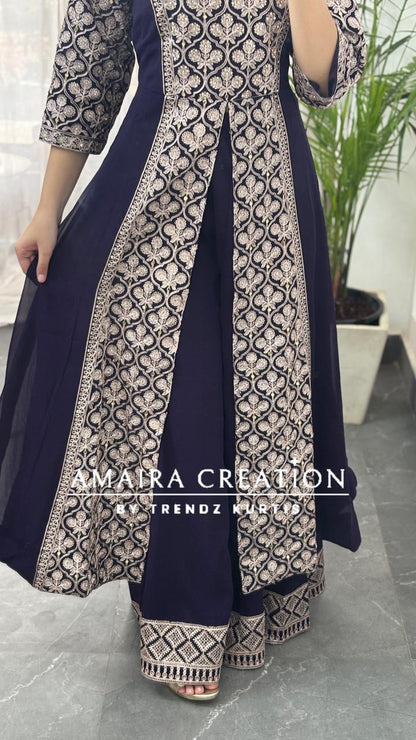 Center slit indowestern