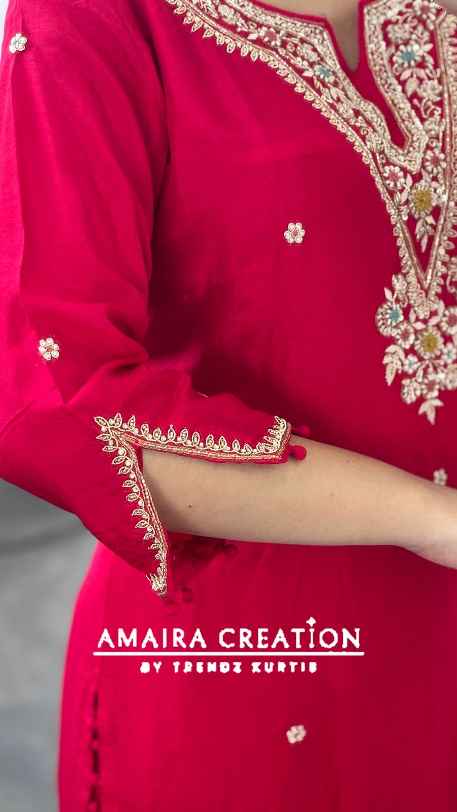 Premium Dola Silk Magenta Royal Handwork With Beautiful Banarasi Dupatta
