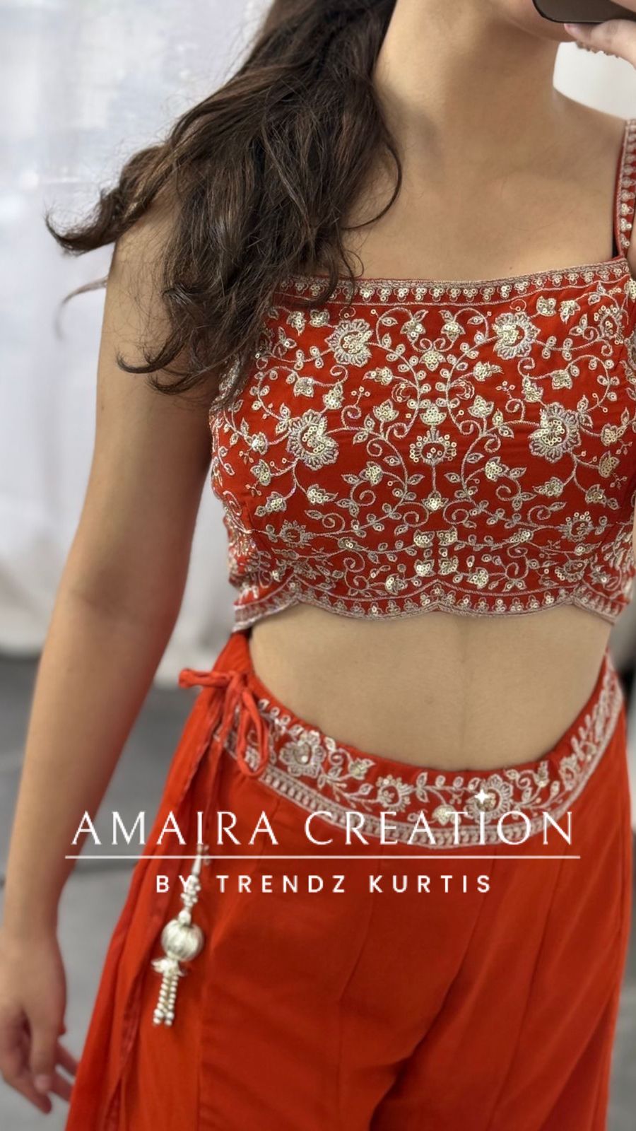 Jacket Pattern Choli Divider Set