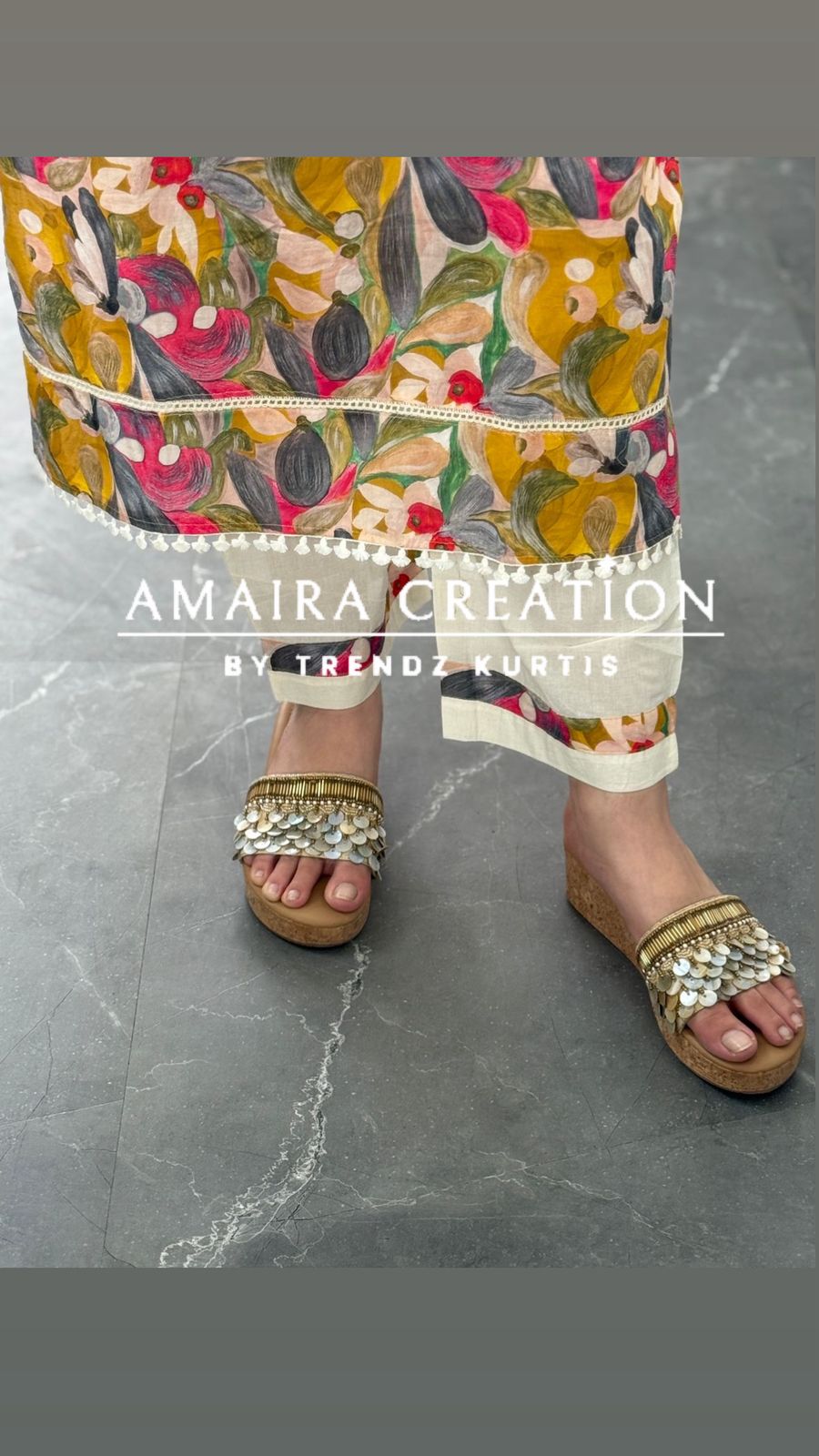 Premium Cotton Multi Color Suit With Patch Work Dupatta (17 inches sleeves available)