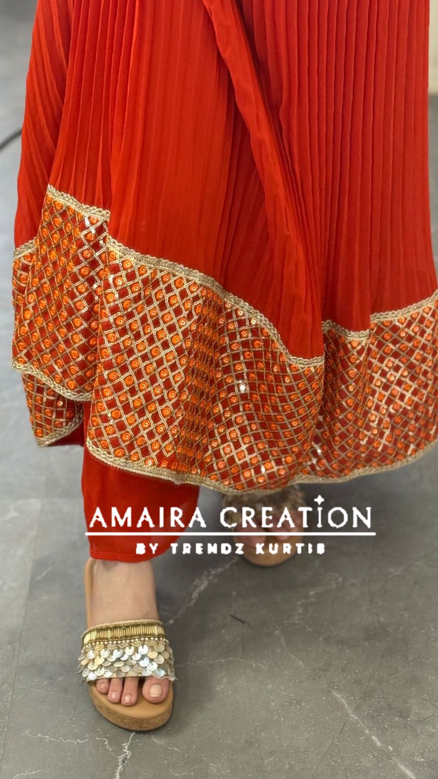 Premium Georgette Beautiful Work Anarkali Set(17 inches sleeves available)
