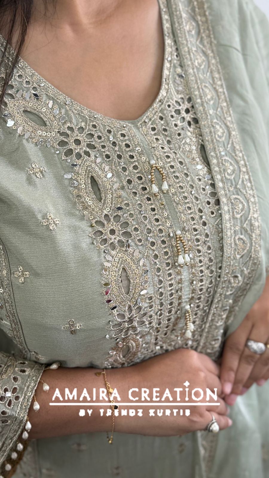 Premium Silk Pakistani Plazo Set