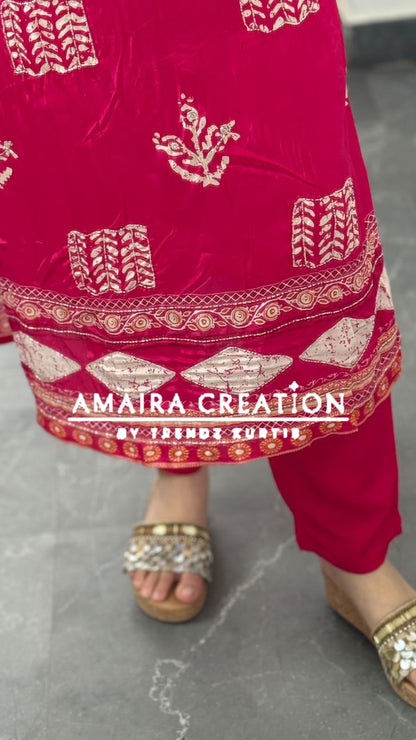 Premium Crepe Pant Set