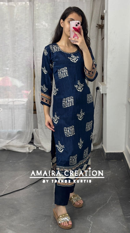 Premium Crepe Pant Set