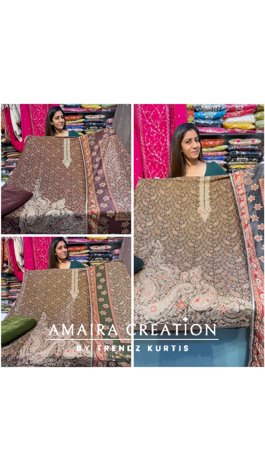 Premium Micro Velvet Beautiful Unstitched Suits