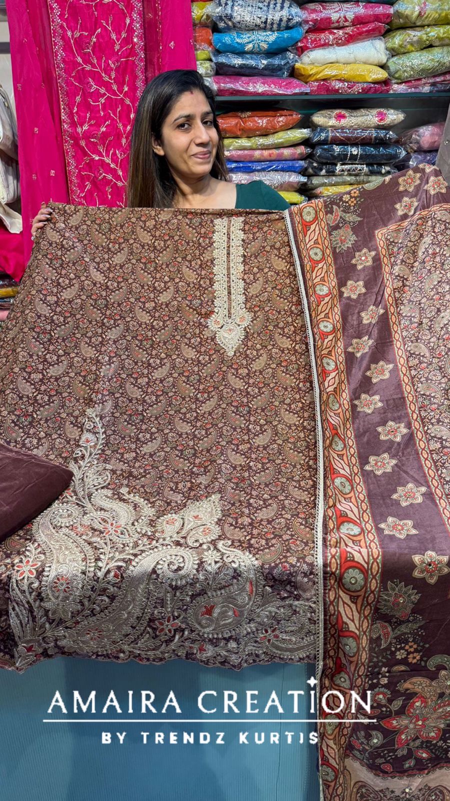 Premium Micro Velvet Beautiful Unstitched Suits