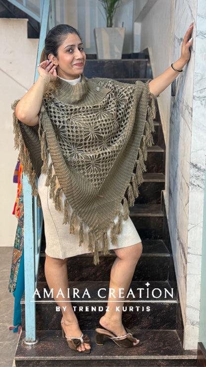 Designer Premium Woolen Free Size Croatia Pochu